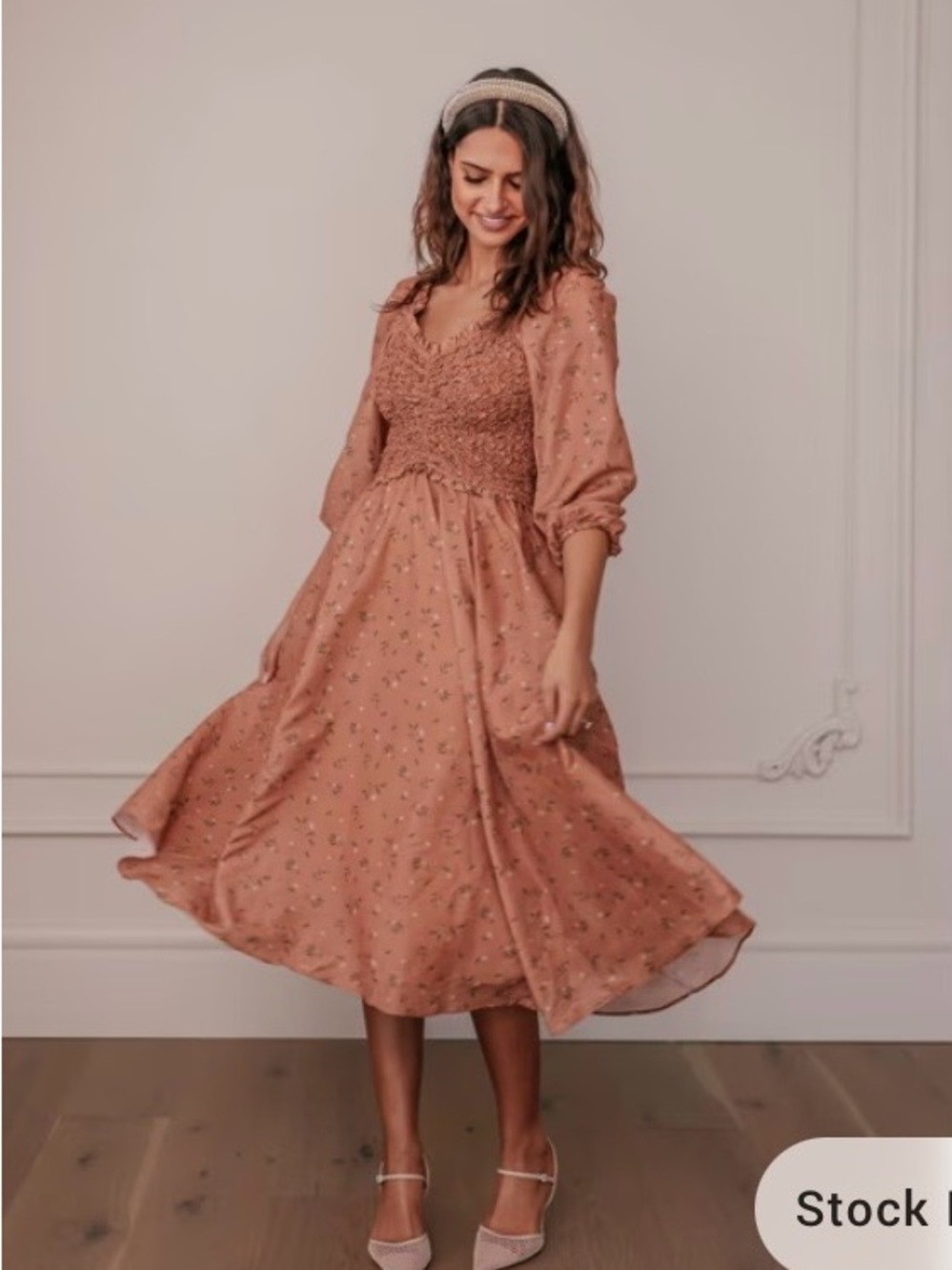 JessaKae Love Spell Smocked Midi Dress